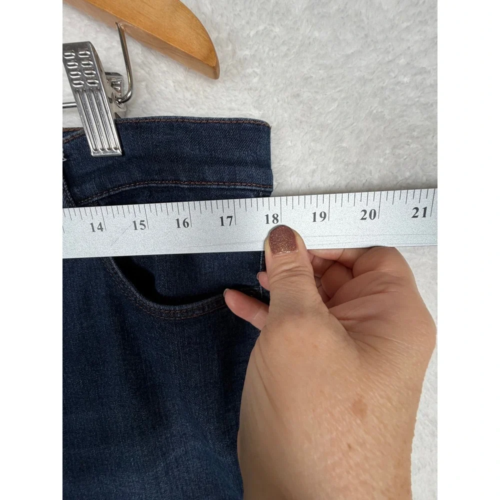 LOFT Jeans Womens 12/31 Dark Wash‎ Modern Straight Stretch Denim